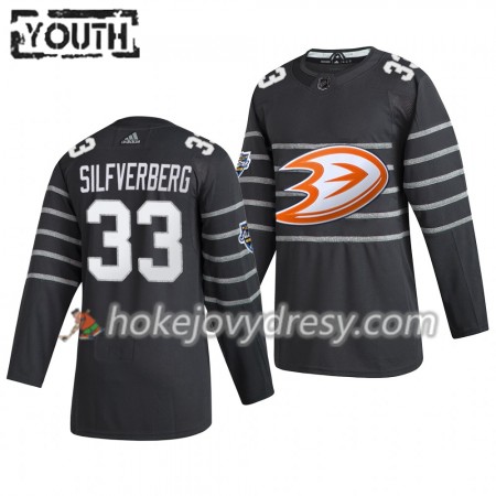Dětské Hokejový Dres Anaheim Ducks Jakob Silfverberg 33  Šedá Adidas 2020 NHL All-Star Authentic